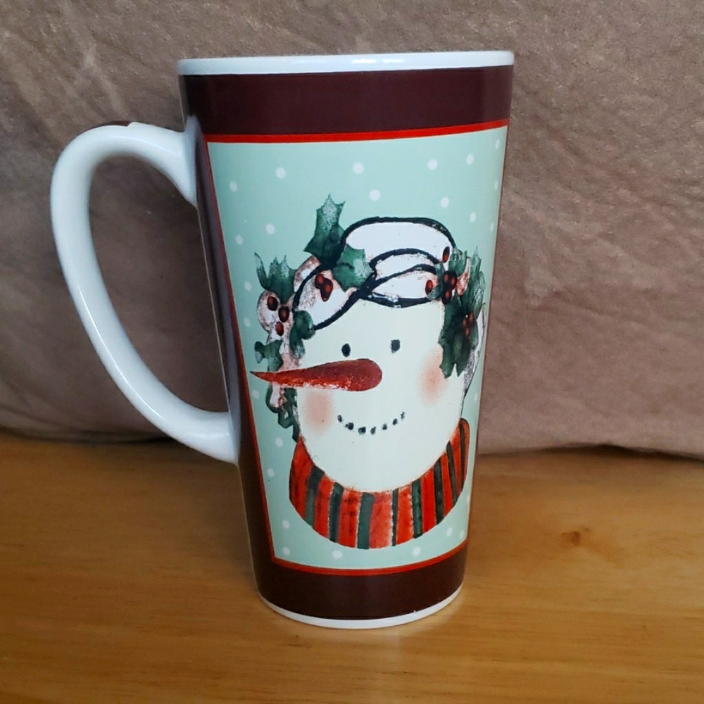 Tall Snowman Mug